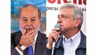 AMLO CONDECORA A SLIM, EL PRIMER EMPRESARIO  NEOLIBERAL
