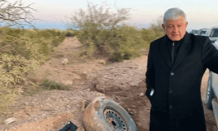 AMLO Y SU PONCHADURA DE LLANTA ¿VERDAD O FICCIÓN?