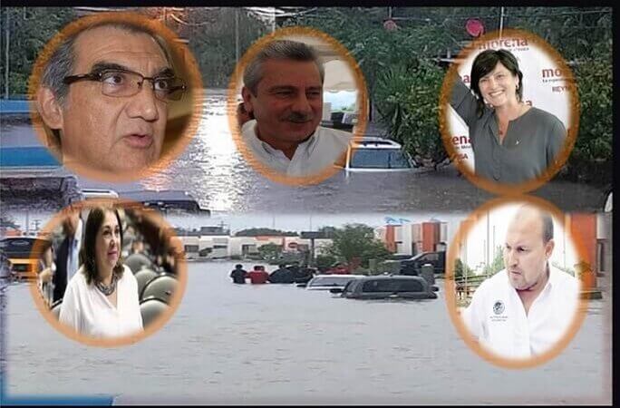“HURACÁN HANNA”, DEJÓ ESPANTADOS AL SENADOR Y A DIPUTADOS DE MORENA…!