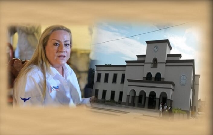 LE ATIZAN A LA ALCALDESA DE ALTAMIRA