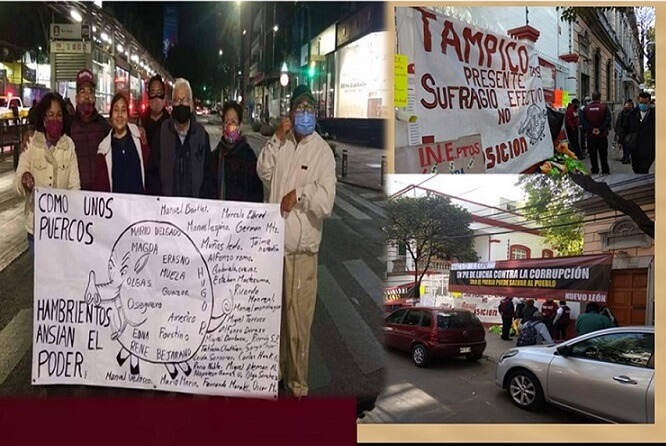 PROTESTAS DE MORENOS EN MÉXICO, ES POR CORRUPCIÓN….!