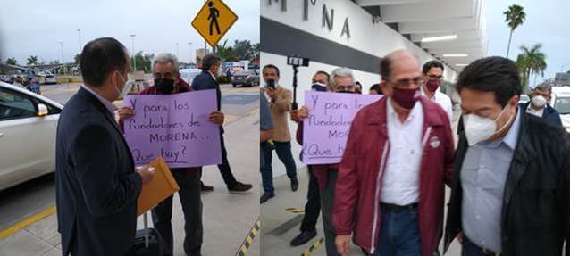 MARIO DELGADO VINO A TAMAULIPAS A ATENDER SOLO A “LOS MORENOS FIFIS”…!