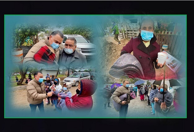 GERARDO PEÑA, ABRIGA Y ATIENDE A FAMILIAS DE COLONIAS DE REYNOSA…!