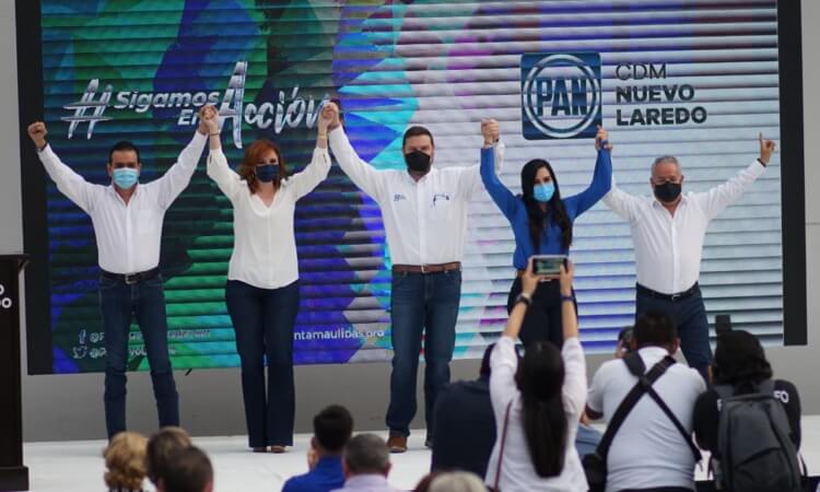 OLA AZUL NEOLAREDENSE, CON GRAN FORTALEZA  RUMBO AL 6 DE JUNIO….!