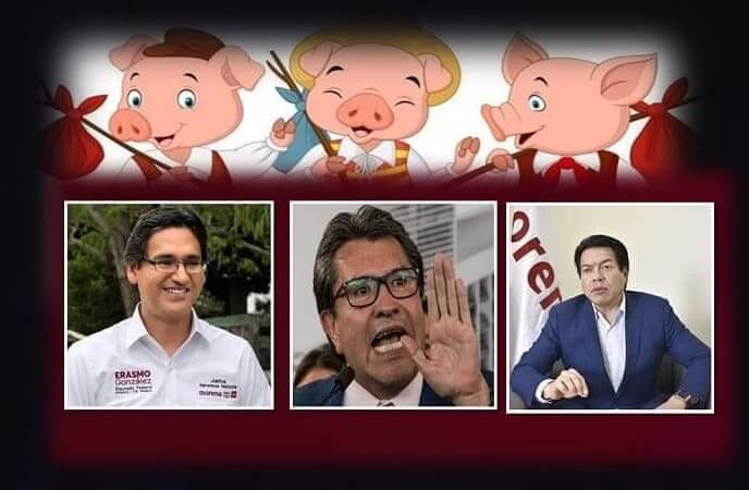“LOS TRES COCHINITOS DE MORENA”