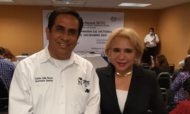 Rinde Protesta como nueva líder del SNTTYC en Tamaulipas Yadira Cepeda S