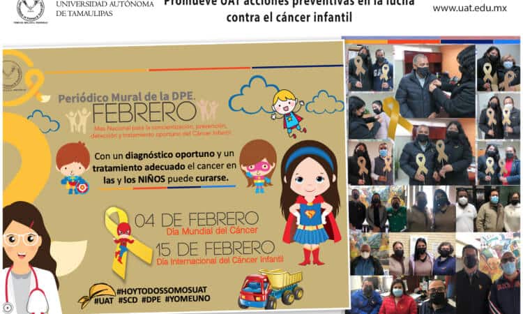 Promueve UAT acciones preventivas en la lucha contra el cáncer infantil
