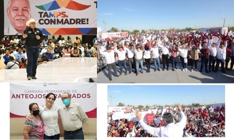 Primer semana de campaña con buenos resultados para César y Américo