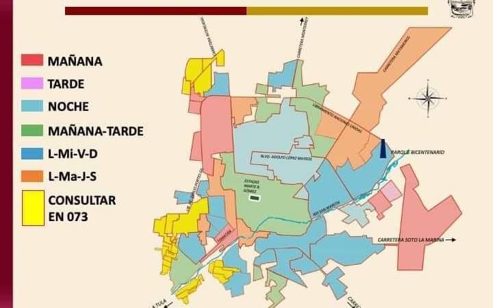 “Reprogramaran tandeo de agua”