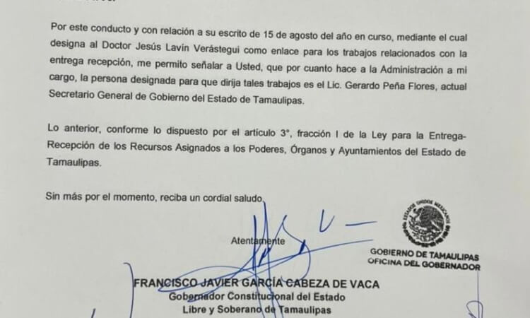 Designa CDV a Gerardo Peña como Enlace con Américo