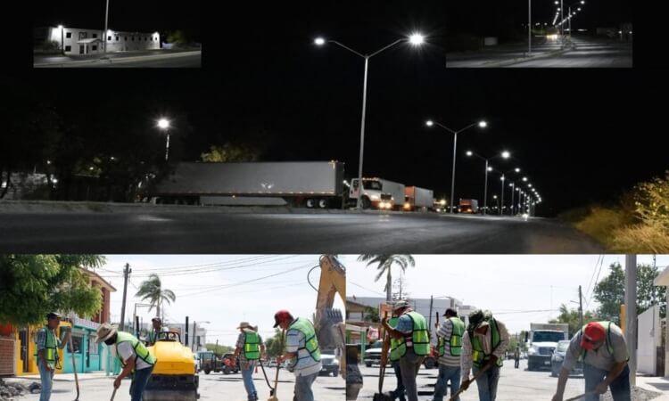 ALCALDE CALABAZO, CUMPLE TENER UN PUEBLO BIEN ILUMINADO