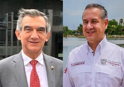 Claudia, Américo y Oseguera.