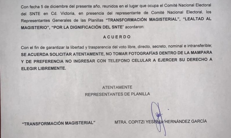 Prohibirán que maestros ingresen con celular a las casillas del  SNTE.