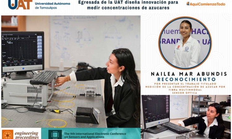 <strong>Egresada de la UAT diseña innovación para medir azucares</strong>