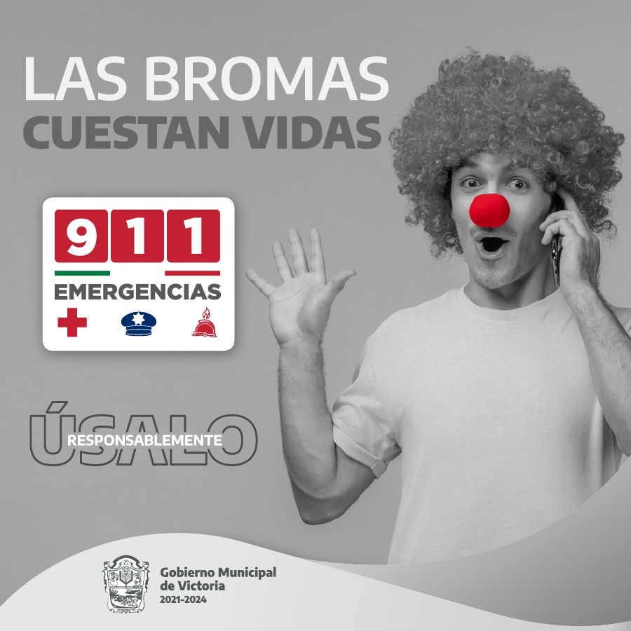 Victoria: Bromas cuestan 911