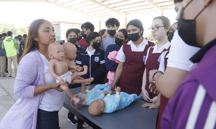 Imparte DIF Tamaulipas pláticas de prevención de adicciones y embarazo a más de 6 mil jóvenes.