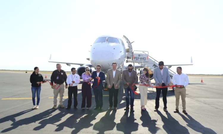 Inauguran ruta aérea Victoria – Ciudad de México