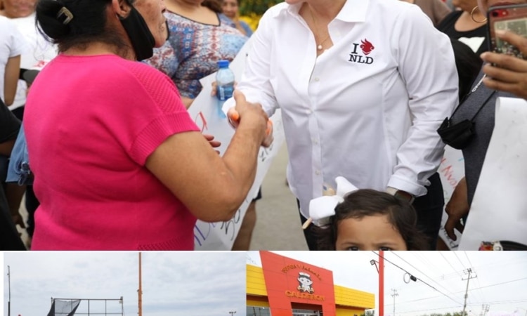 EN NUEVO LAREDO, TRABAJAMOS EN EQUIPO CON EL GOBERNADOR AMÉRICO VILLAREEAL: CARMEN LILIA