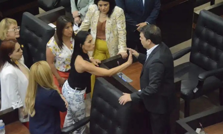 LA VALIENTE DIPUTADA NORA GÓMEZ, ENCARA, “AL CACHORRO Y AL MOYO”.