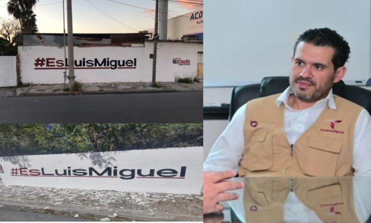 APARECEN “PINTA DE BARDAS” EN APOYO A LUIS MIGUEL IGLESIAS