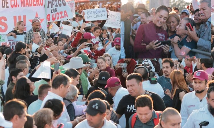 “YO LE DOY MI CORAZÓN A TAMAULIPAS”:CLAUDIA SHEINBAUM