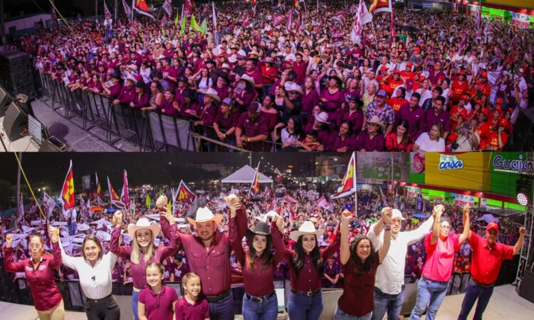 “NI LA LLUVIA, IMPIDIÓ EL ESPECTACULAR CIERRE DE CAMPAÑA DE LALO YÁÑEZ”