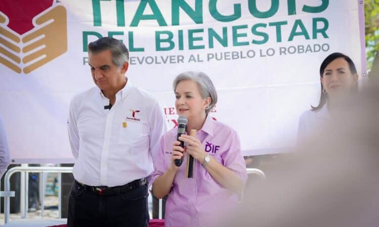 CONSIGUE MARIA DE VILLARREAL, TIANGUIS DE BIENESTAR