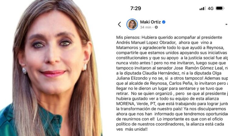 “Senadora a chaleco se queja”