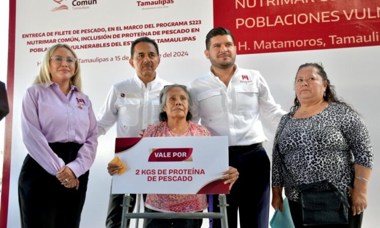 Con el programa Nutrimar-Común, se avanza hacia la seguridad alimentaria de Tamaulipas