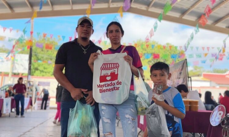 Llega Mercado del Bienestar al ejido La Libertad en Victoria