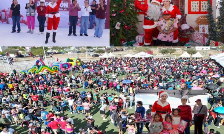 GOBIERNO DE CARMEN LILIA, LLEVA “ESPÍRITU NAVIDEÑO A NIÑAS Y NIÑOS, CON EL “JUGUETÓN JUNTOS LO HACEMOS POSIBLE 2024”