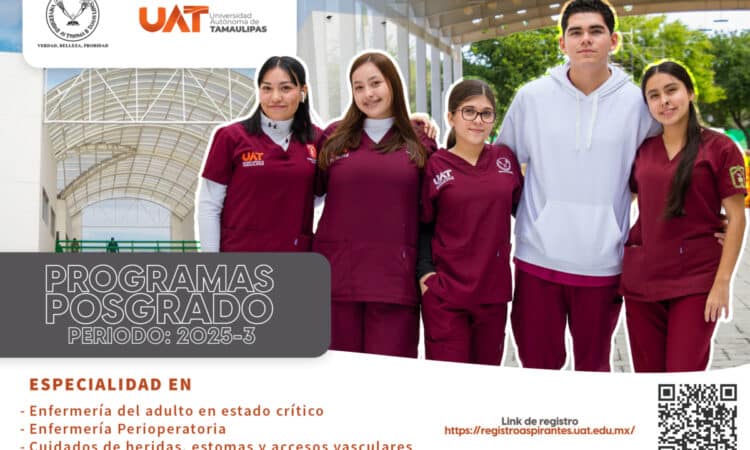 Oferta la UAT especialidades de la Facultad de Enfermería Victoria