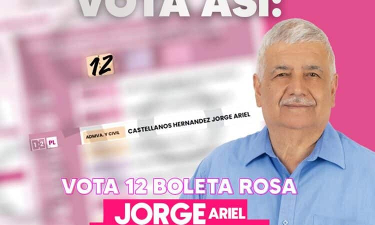 JORGE ARIEL CASTELLANOS, ¡LISTO PARA LA ELECCIÓN DEL PODER JUDICIAL!