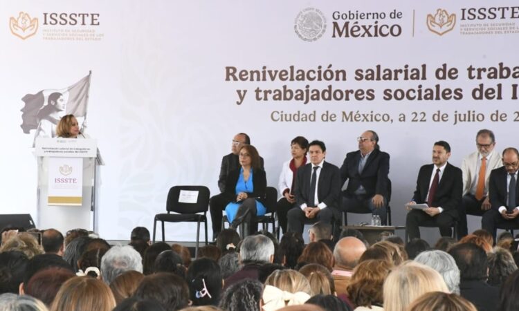 Obtienen renivelación salarial alrededor de 1,200 trabajadoras y trabajadores sociales del ISSSTE en el País: Presidenta del SNTISSSTE