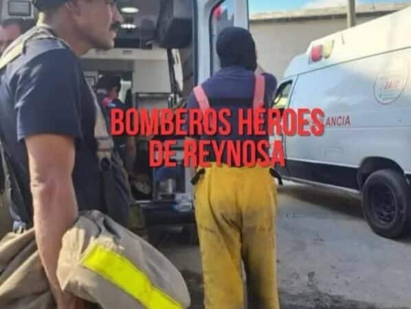 Reconocen labor heroica de bomberos tras incendio en recicladora de Reynosa