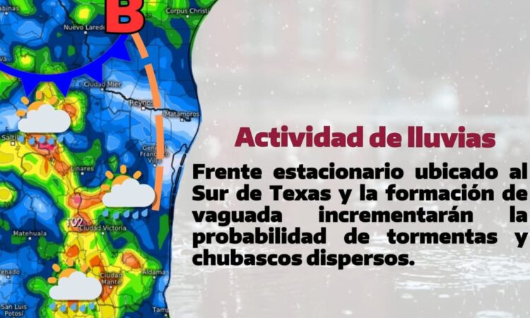 Advierten por precipitaciones en la semana