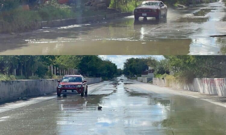 “LATENTES E IMPARABLES LAS FUGAS DE AGUAS EN REYNOSA”