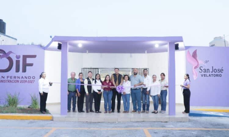 Reactivan Gobierno Municipal y DIF San Fernando el Velatorio Municipal “San José” en beneficio de las familias
