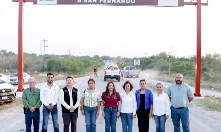 Tiene San Fernando nueva nomenclatura de bienvenidos, en acceso a la ciudad