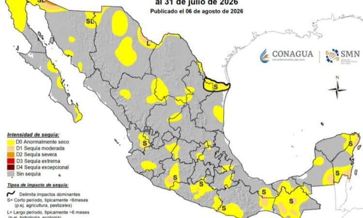 Ocupa Tamaulipas quinto lugar nacional por sequía