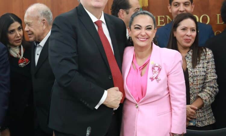 Trayectoria positiva con crecimiento económico y justicia social, señala senadora Olga Sosa en comparecencia de Marcelo Ebrard.